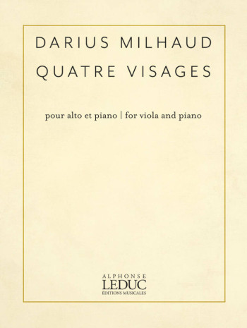 Quatre Visages Viola & Piano (Durand)