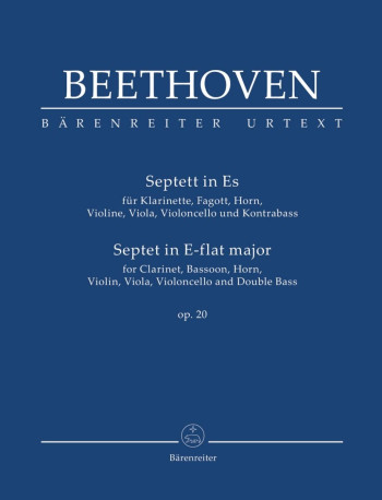 Septet In E-flat Major Op.20 (Study Score) (Barenreiter)