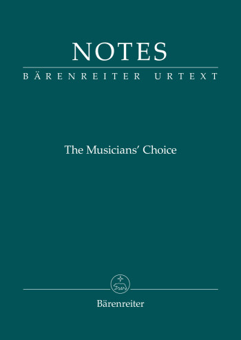 Manuscript: Notes: The Musicians Choice (Smetana Green) (Barenreiter)