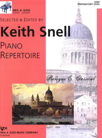 Piano Repertoire: Baroque & Classical Prep Piano Solo (Kjos)