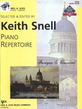 Piano Repertoire: Baroque & Classical 4 Piano Solo (Kjos)