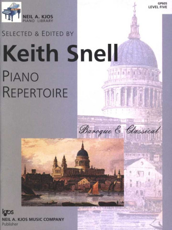 Piano Repertoire: Baroque & Classical 5 Piano Solo (Kjos)