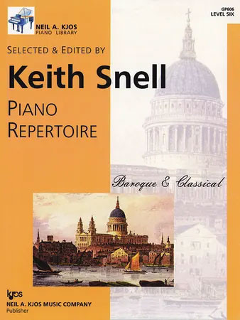 Piano Repertoire: Baroque & Classical 6 Piano Solo (Kjos)