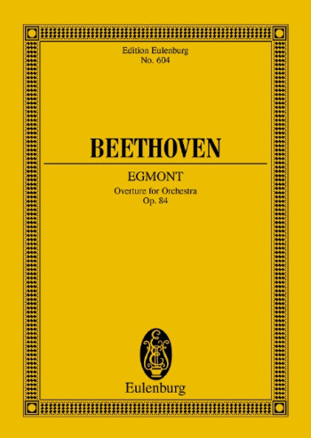 Music For Goethes Drama: Egmont: Op84: Orchestra Miniature Score