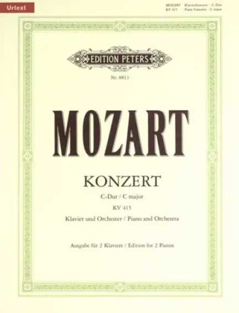 Concerto In C Major K415: No.13: 2 Pianos  (Peters)