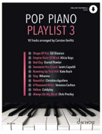 Pop Piano Playlist 3: 10 Tracks Arranged By Carsten Gerlitz (Schott)