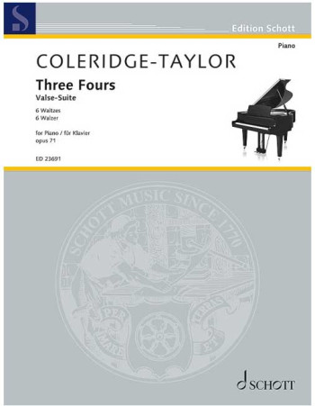 Three Fours: Valse-Suite: Op. 71: Piano Solo (Schott)