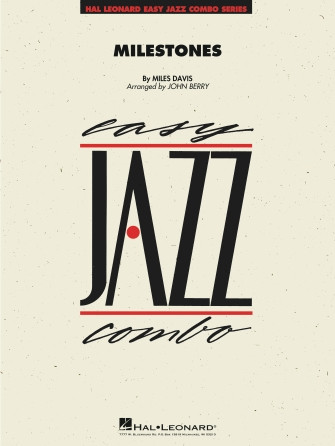 Easy Jazz Combo: Milestones Score & Parts