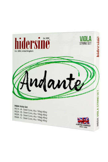Hidersine Andante  Viola String Set