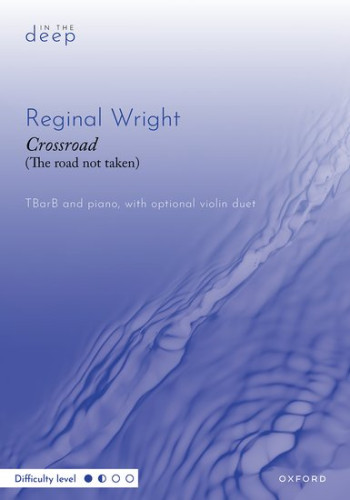 Crossroad for TTBB and piano, with optional cello duet