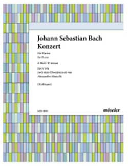 Concerto D Minor Piano BWV974