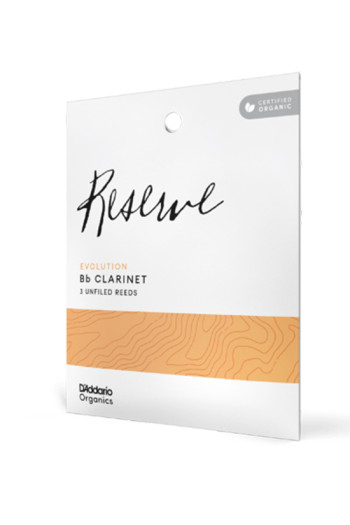 D'Addario Organic Reserve Evolution Bb Clarinet Reeds (3 Pack)