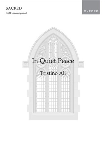 In Quiet Peace for SATB unaccompanied
