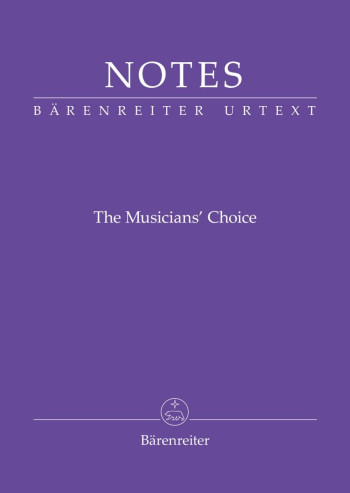 Manuscript: Notes: The Musicians Choice (Faure Purple) (Barenreiter)