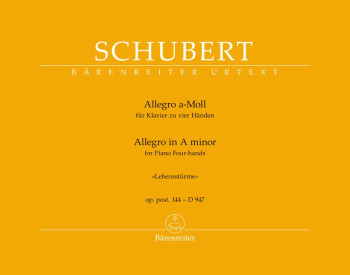 Allegro In A Minor For Piano Duet Op.post. D 947 (Barenreiter)