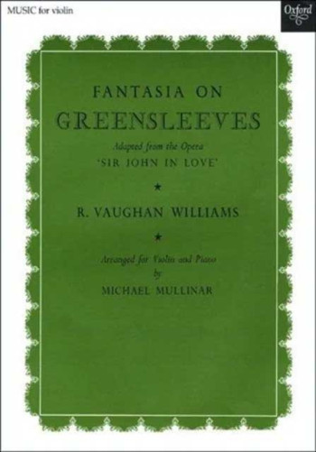 Greensleeves for two-part upper voices and piano