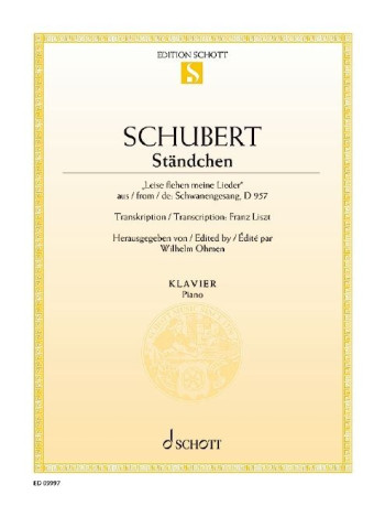 Standchen Arr Liszt Piano (Schott)