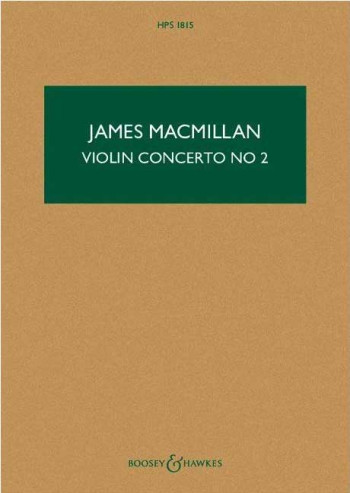 Violin Concerto No 2 HPS 1815: Study Score