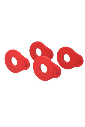 D'Addario Flex Lock Strap Block, Red