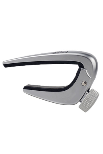 Guitar Capo: B-Bird BA03 Classic Flat Guitar Capo - Brushed Alloy