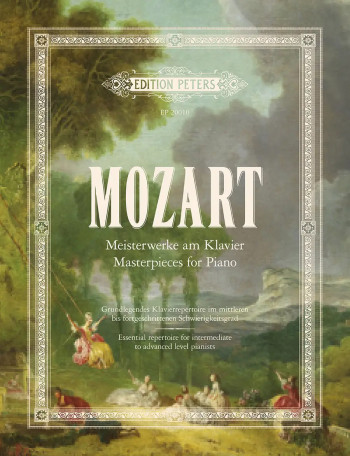 Masterpieces For Piano: Mozart  (Peters)