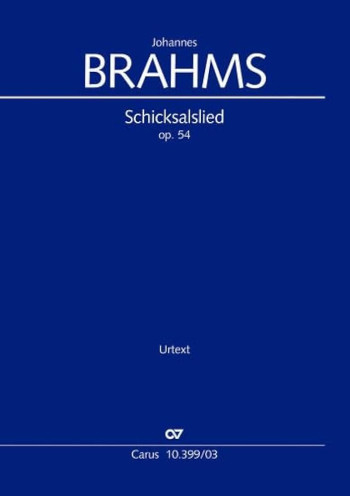 Schicksalslied: Op.54: SATB & Piano (Carus)