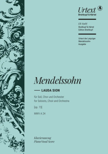 Lauda Sion, Op. 73 MWV A 24: Vocal Score (Breitkopf)