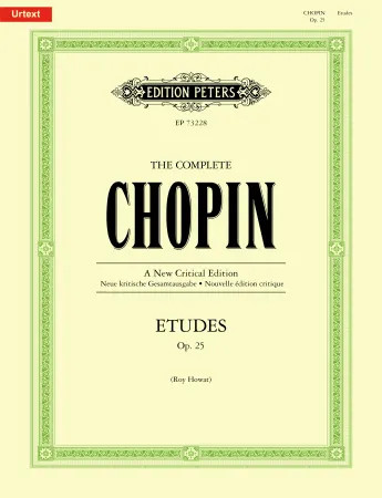 Etudes Op.25 Piano (Peters) (The Complete Chopin)