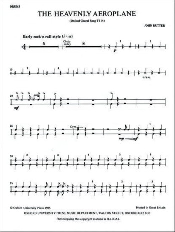 The Heavenly Aeroplane Double Bass Part