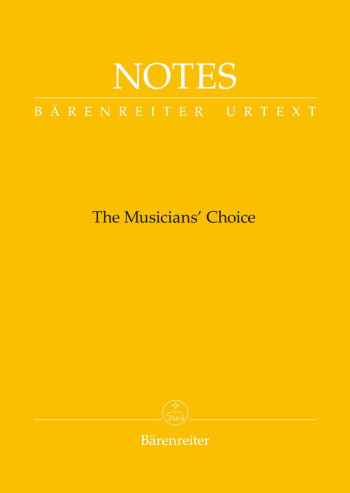 Manuscript: Notes: The Musicians Choice (Schubert Yellow) (Barenreiter)
