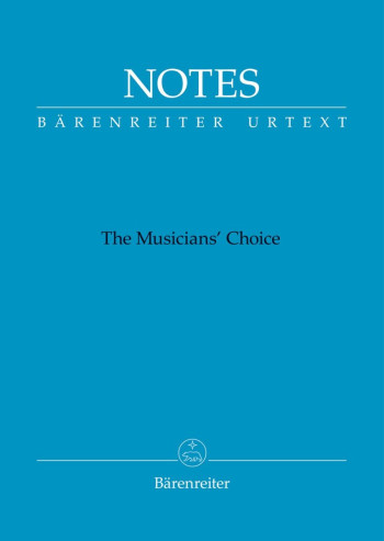 Manuscript: Notes: The Musicians Choice (Bach Blue) (Barenreiter)