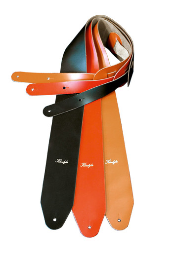 Klondyke 3.5" Standard Leather Red Strap