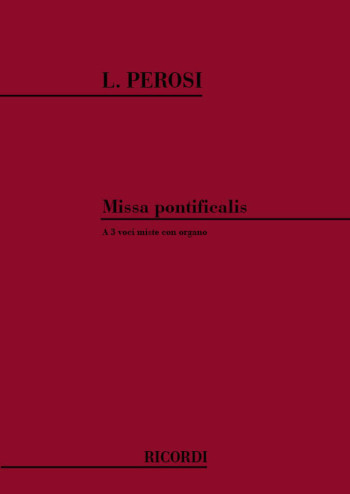 Missa Pontificalis Choir & Organ (Ricordi)