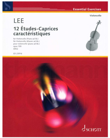 12 Etudes-Caprices Caractéristiques Op.100 Cello (Schott)