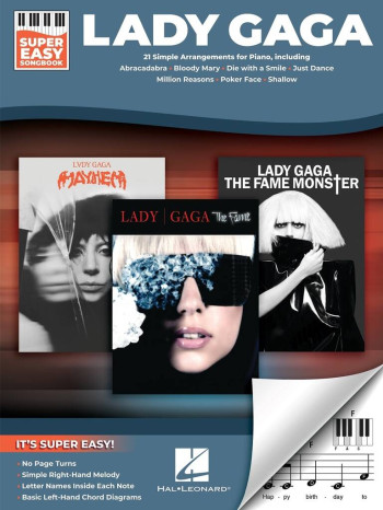 Super Easy Songbook: Lady Gaga: 22 Simple Arrangements For Piano