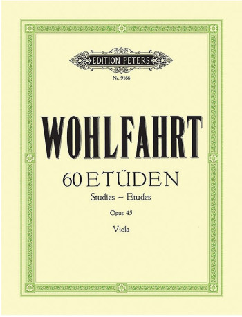 60 Etudes Op.45 Viola (Peters)