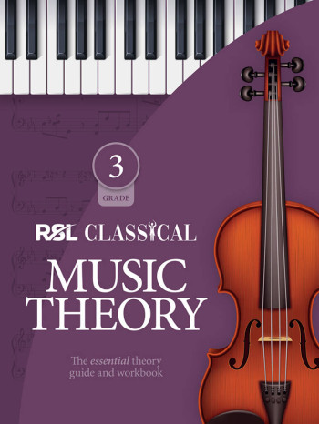 RSL Classical Music Theory Workbook (Grade 3) From 2024