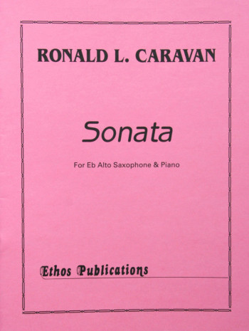 Sonata For Eb Baritone Saxophone And Piano (Ethos)