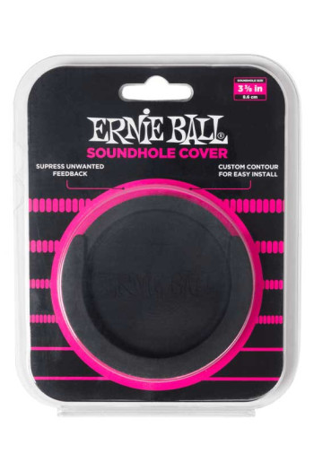 Ernie Ball Soundhole Cover: 3 3/8in 8.6cm