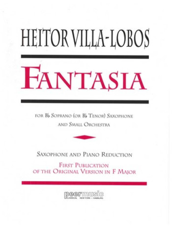 Fantasia In Eb: Soprano Or Tenor Saxophone & Piano
