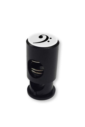 Magnetic Pen Clip / Pencil Holder Bass Clef Design