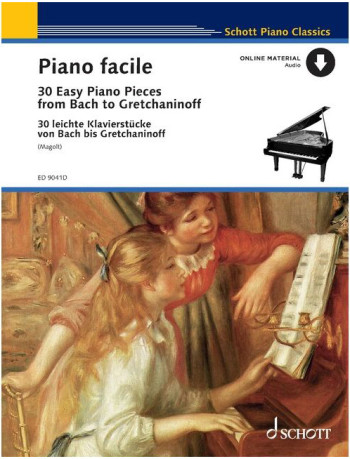 Schott Piano Classics:  30 Easy Piano Pieces From Bach To Gretchaninoff
