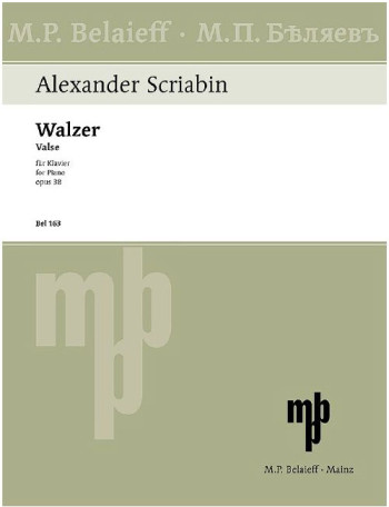 Waltz Ab Major: Op.38: Piano (Belaieff Ed)
