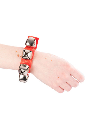 Wrist Bells: Early Years: Nylon Strap With Five Bells 2 Sets (Small)