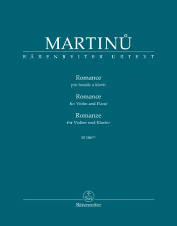 Romance For Violin & Piano: H186bis (Barenreiter)