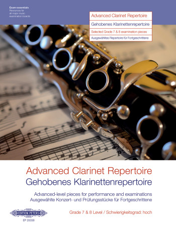 Advanced Clarinet Repertoire: Clarinet & Piano (Peters)