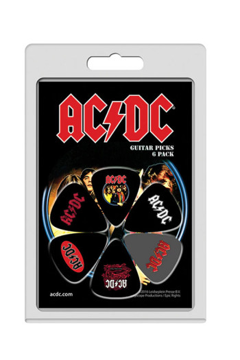 Perri AC/DC1 Plectrum Pack 6 Pack