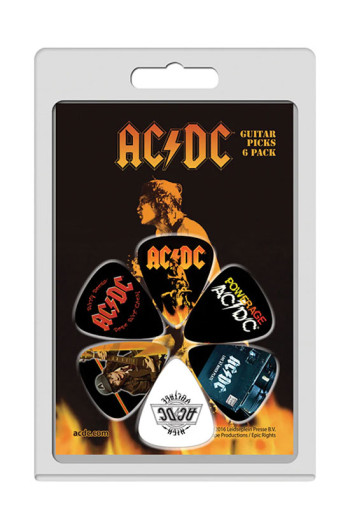 Perri AC/DC4 Plectrum Pack 6 Pack