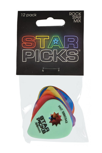 Star Picks Delrin 12 Pack Mixed Gauge