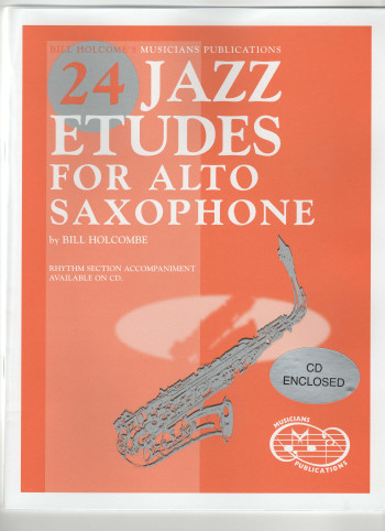 24 Jazz Etudes: Alto Saxophone: Book & Cd (Holcombe)